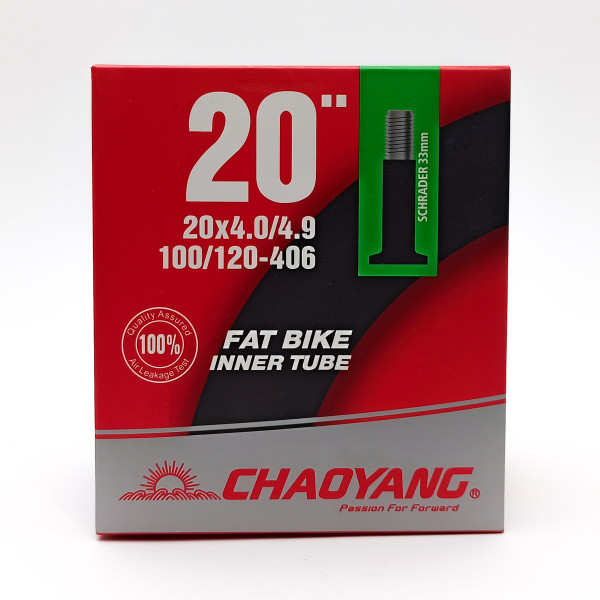 Камера 20x4.0/4.9″, Schrader 33 мм, CHAOYANG Fat Bike