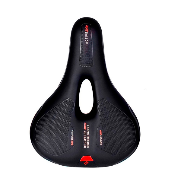 Седло COMIRON Yalta C036, 190x255 мм, комфорт, чёрный