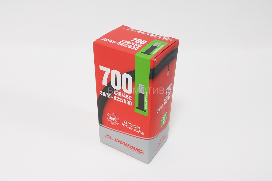 Камера 700x38/45C, Schrader 33 мм, CHAOYANG