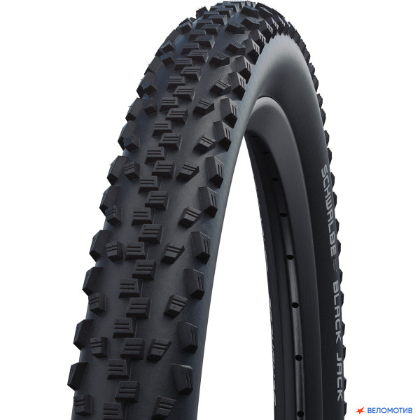 26x2.25″ покрышка Schwalbe Black Jack, SBC, K-Guard, wire