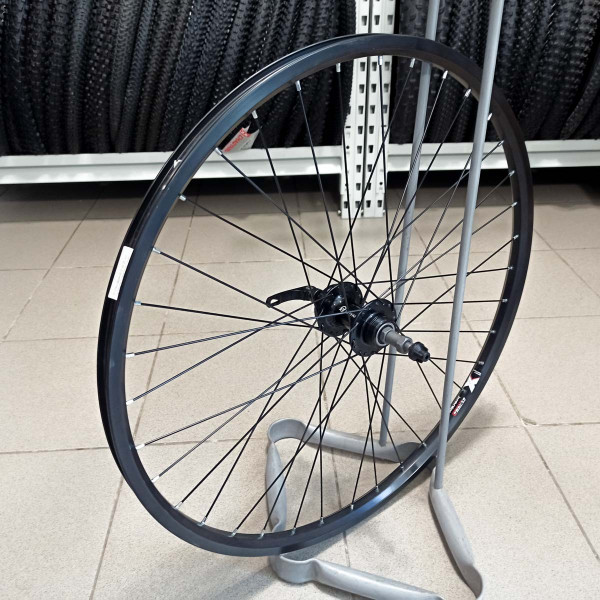 26" колесо заднее 10*135 мм QR, диск., под трещотку Korabat DH18 + Feiyafu, чёрный