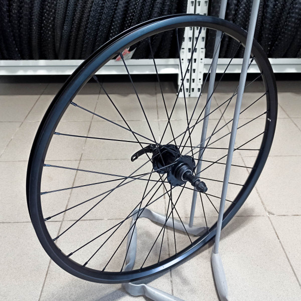 26" колесо заднее 10*135 мм QR, диск., под трещотку Forward DW + S-WORDS AODA, чёрный