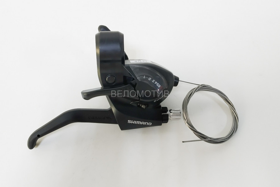 Шифтер Shimano Tourney ST-EF41-6R, 6 скоростей, комборучка