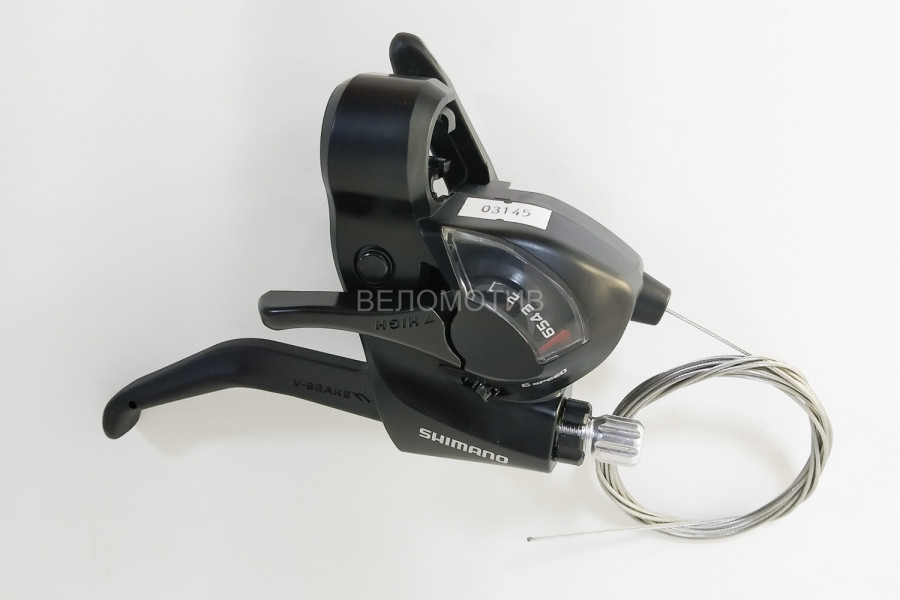 Шифтер Shimano Tourney ST-EF41-6R, 6 скоростей, комборучка