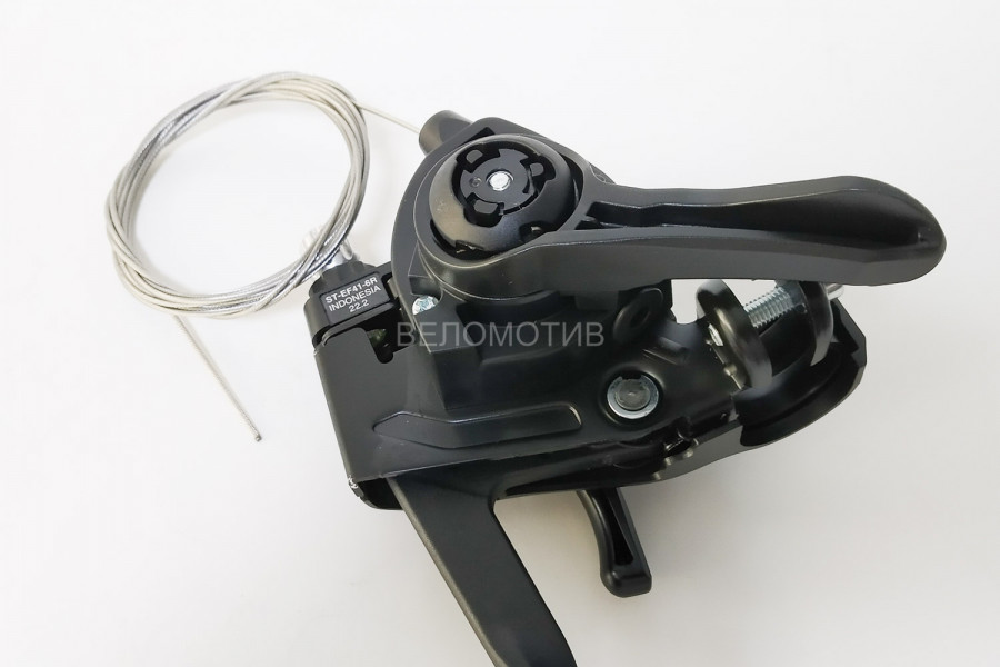 Шифтер Shimano Tourney ST-EF41-6R, 6 скоростей, комборучка