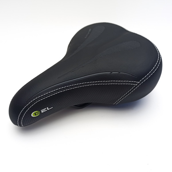 Седло DDK 2343G, 185x250 мм, комфорт, черный