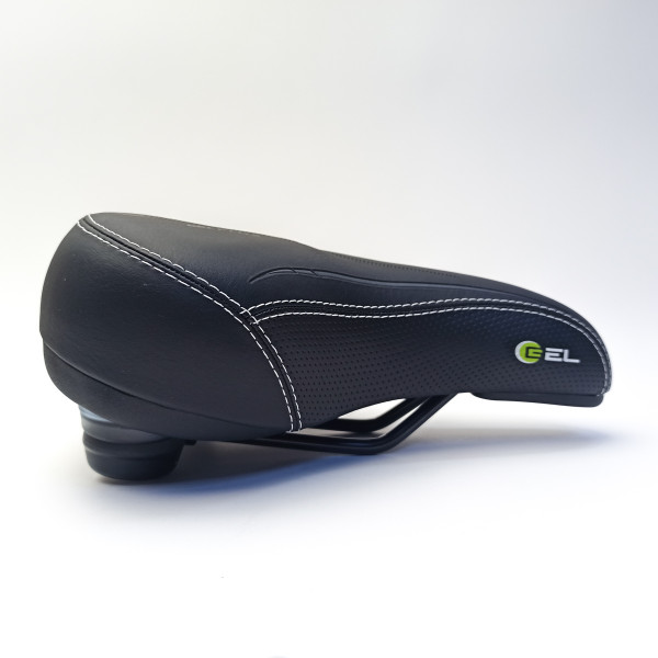 Седло DDK 2343G, 185x250 мм, комфорт, черный