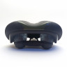 Седло DDK D050, 200x265 мм, комфорт, эластомерные пружины, чёрный
