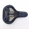 Седло DDK D050, 200x265 мм, комфорт, эластомерные пружины, чёрный