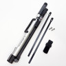 Насос ручной GIYO GM-81, 140 psi (9.5 атм.), алюминий 6063, серебристый
