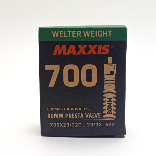 Камера 700*23/32C, Presta 80 мм, Maxxis Welter Weight