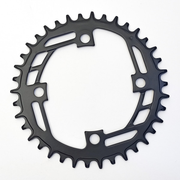 Звезда Narrow Wide Prowheel, 38t, 1*9/10/11 ск., BCD 104 мм, сталь, чёрный