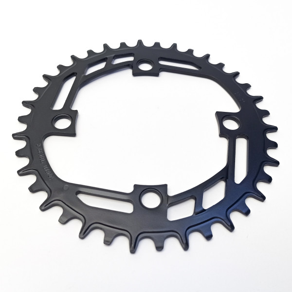 Звезда Narrow Wide Prowheel, 38t, 1*9/10/11 ск., BCD 104 мм, сталь, чёрный