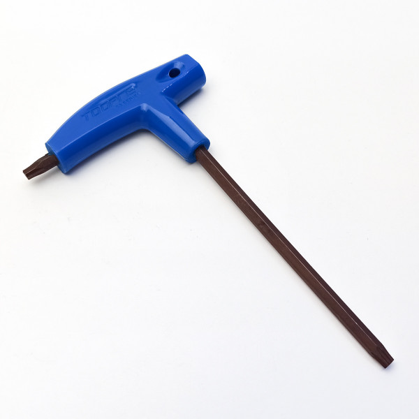 Ключ для тормозных дисков T25 TOOPRE Torx 25, металл+пластик, синий