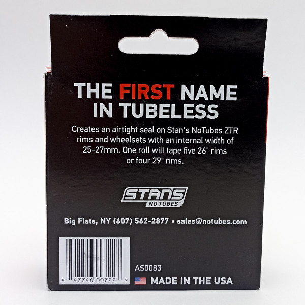Лента ободная Stan's NoTubes, 27 мм, для бескамерной установки, 9 м, бежевый