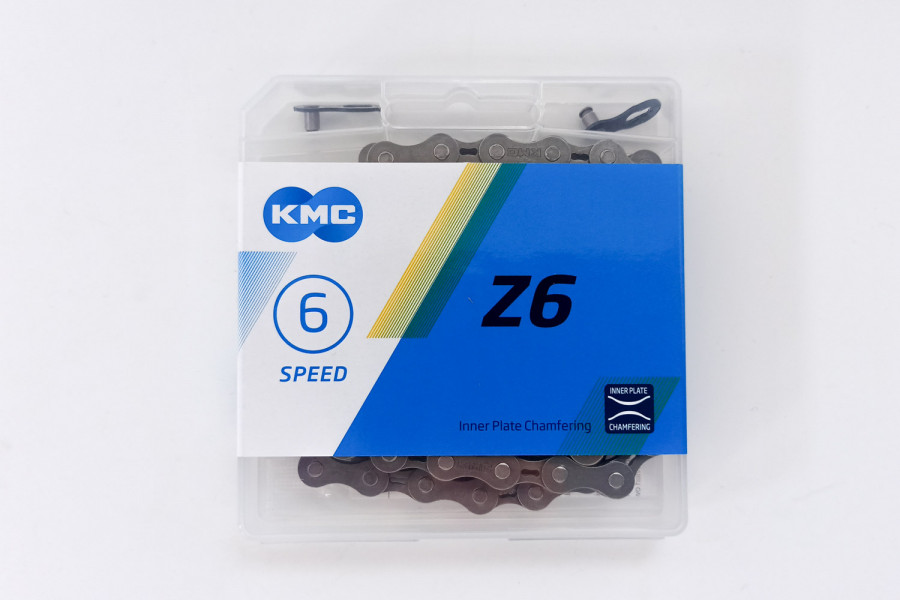 Цепь 5/6/7 скоростей KMC Z6, 114 звеньев, замок