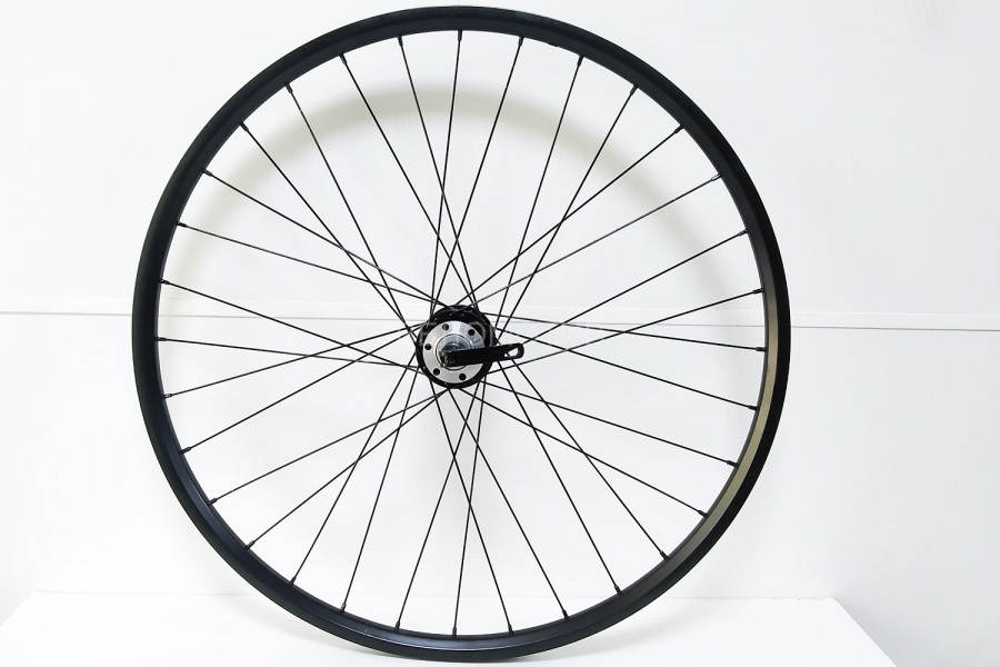 26" колесо заднее 10x135 мм QR, диск., под трещотку Forward DW + Wang Zheng WZ-A208R, черный