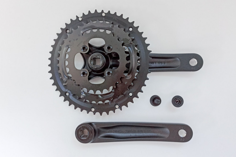 Шатуны Prowheel Swift-251, 3x8 ск., 48-38-28t, 175 мм
