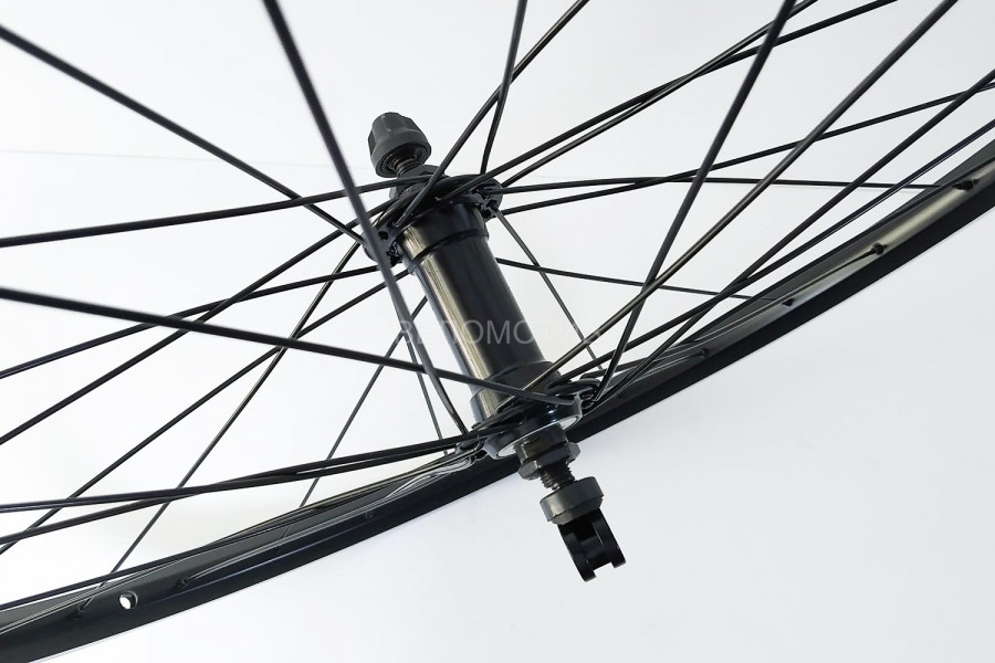 26" колесо переднее 9x100 мм QR, обод. Forward DW + Wang Zheng WZ-201FQR, черный