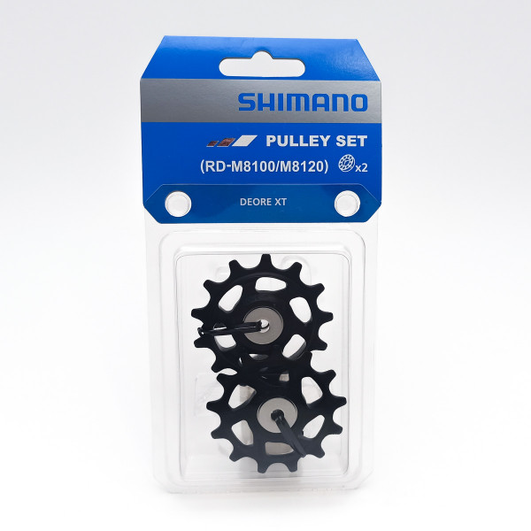 Ролики переключателя 12 ск. Shimano Deore XT RD-M8100, металл+пластик, чёрный