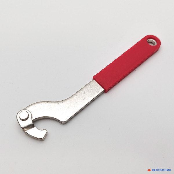 Ключ для снятия контргаек кареток раздвижной BLACK TOOLS WJ-30, сталь, серебристый