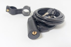 Замок противоугонный 8x1800 мм GOLDEN KEY JK-102.104, черный