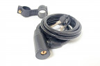 Замок противоугонный 8x1800 мм GOLDEN KEY JK-102.104, черный