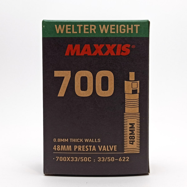 Камера 700*33/50С, Presta 48 мм, Maxxis Welter Weight