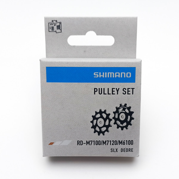 Ролики переключателя 12 ск. Shimano RD-M7100, металл+пластик, чёрный