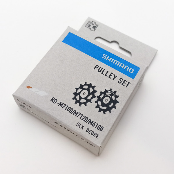 Ролики переключателя 12 ск. Shimano RD-M7100, металл+пластик, чёрный