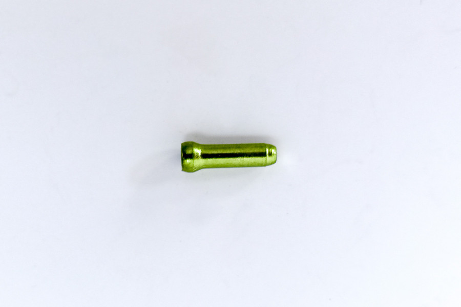 Наконечник троса Jagwire, алюминий, зеленый, (1 шт.)