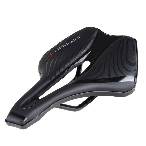 Седло COMIRON Merckx CM-01, 143x243 мм, спорт, чёрный
